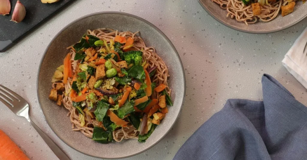 A colorful quick beef stir-fry with tender beef slices, bell peppers, onions, and broccoli in a savory sauce.