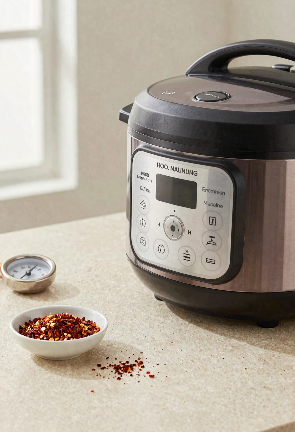 adjust button controls precise heat