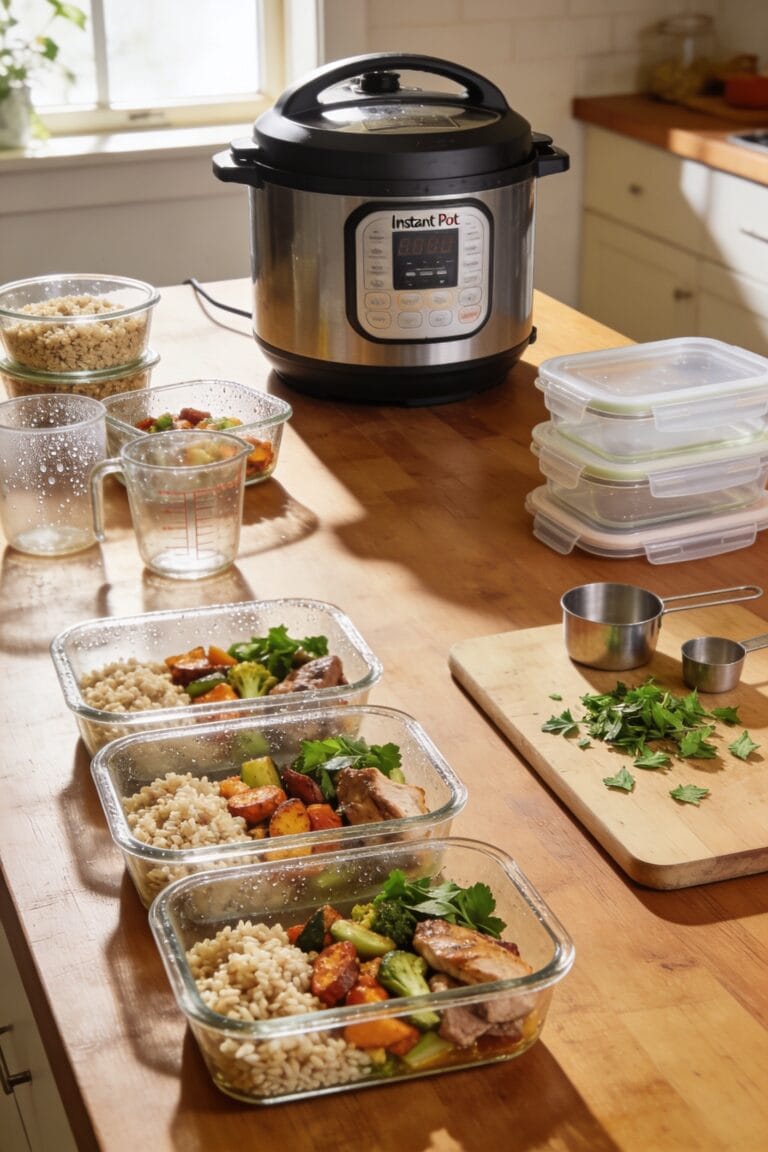 batch cook week s instant pot meals