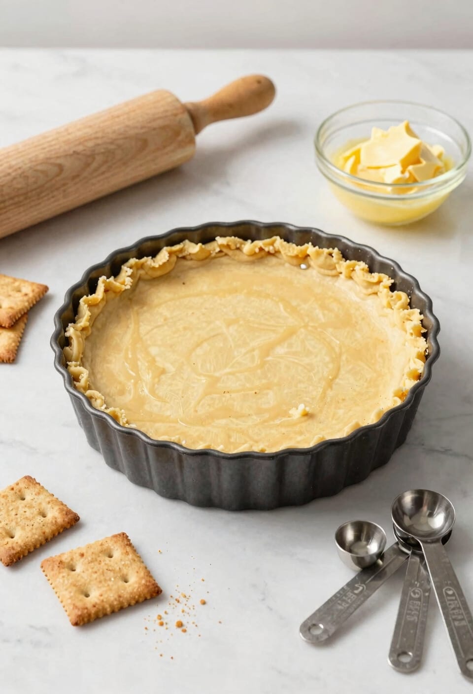 firm buttery compressed graham crust