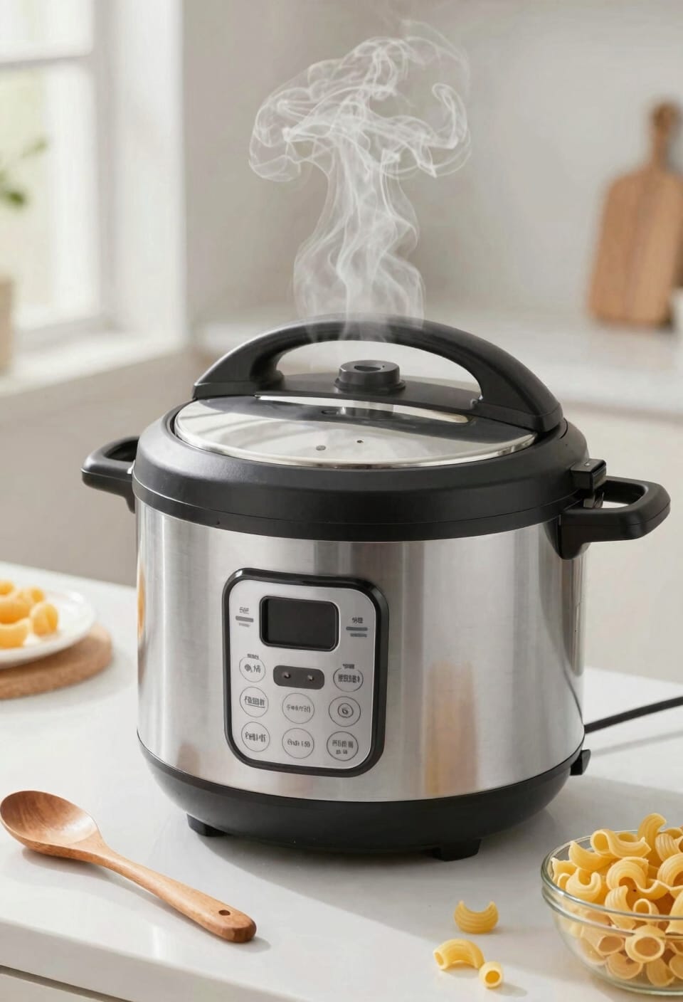 high pressure pasta timing