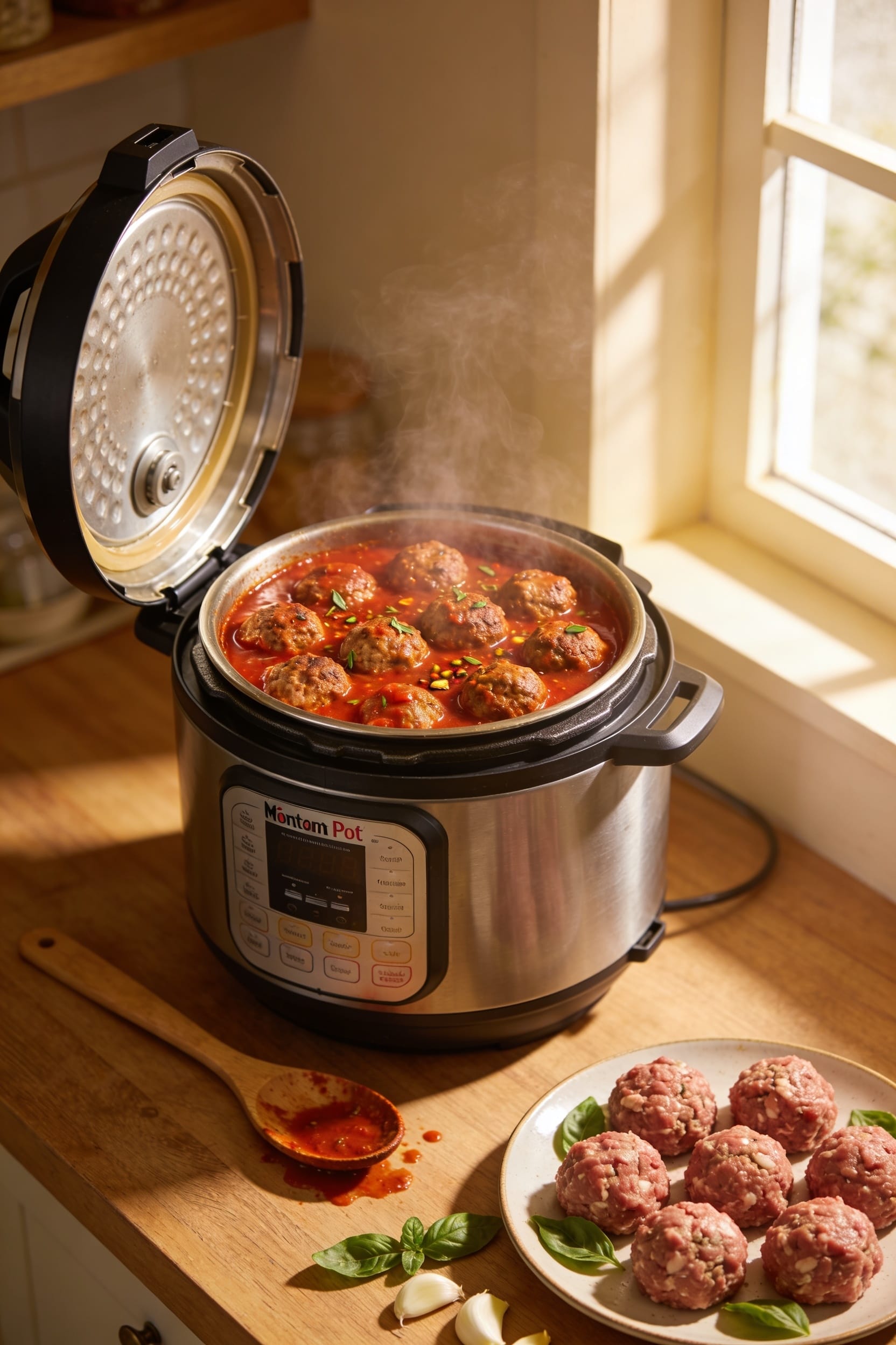 instant pot meatballs step by step
