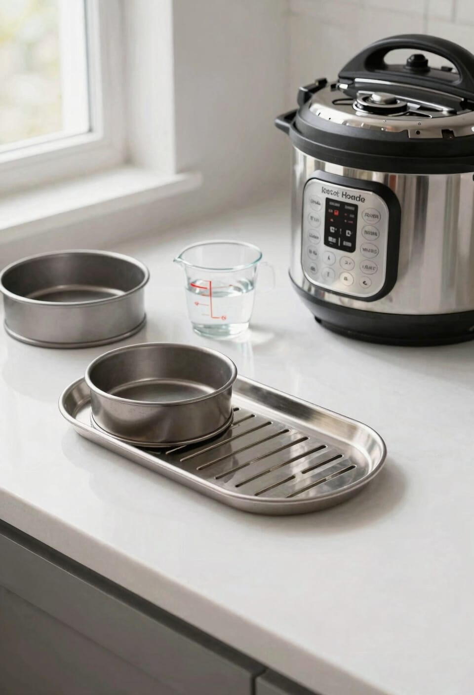 place trivet pan lower