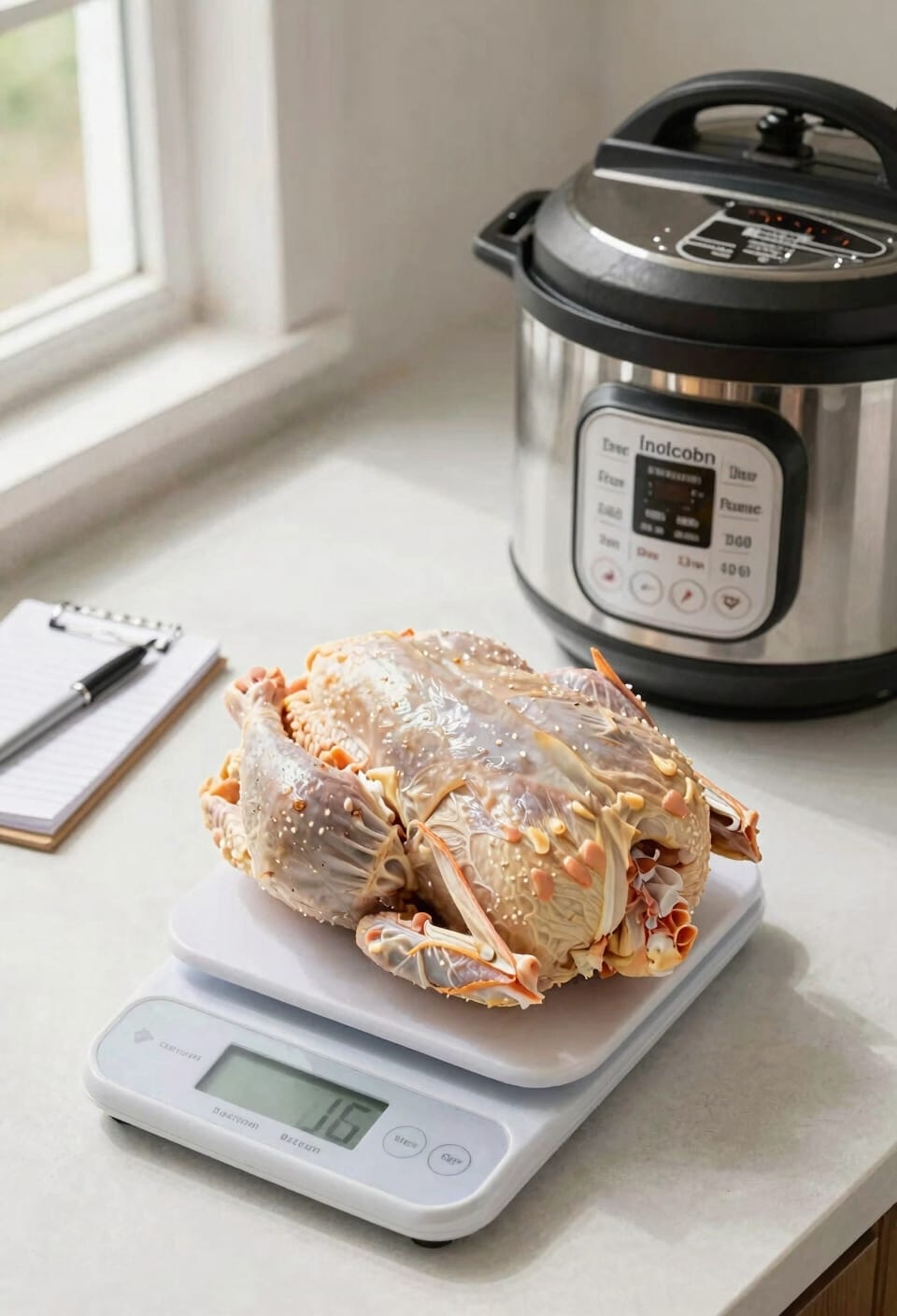 six minutes per pound