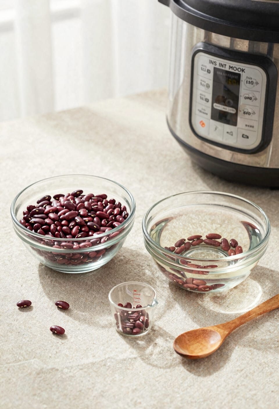 soak or cook timing choices