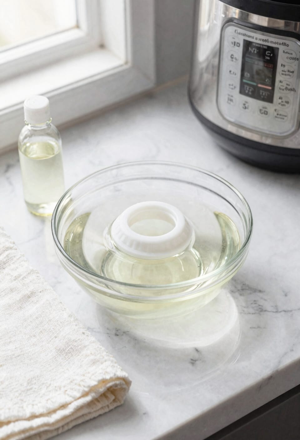 soak sealing ring overnight