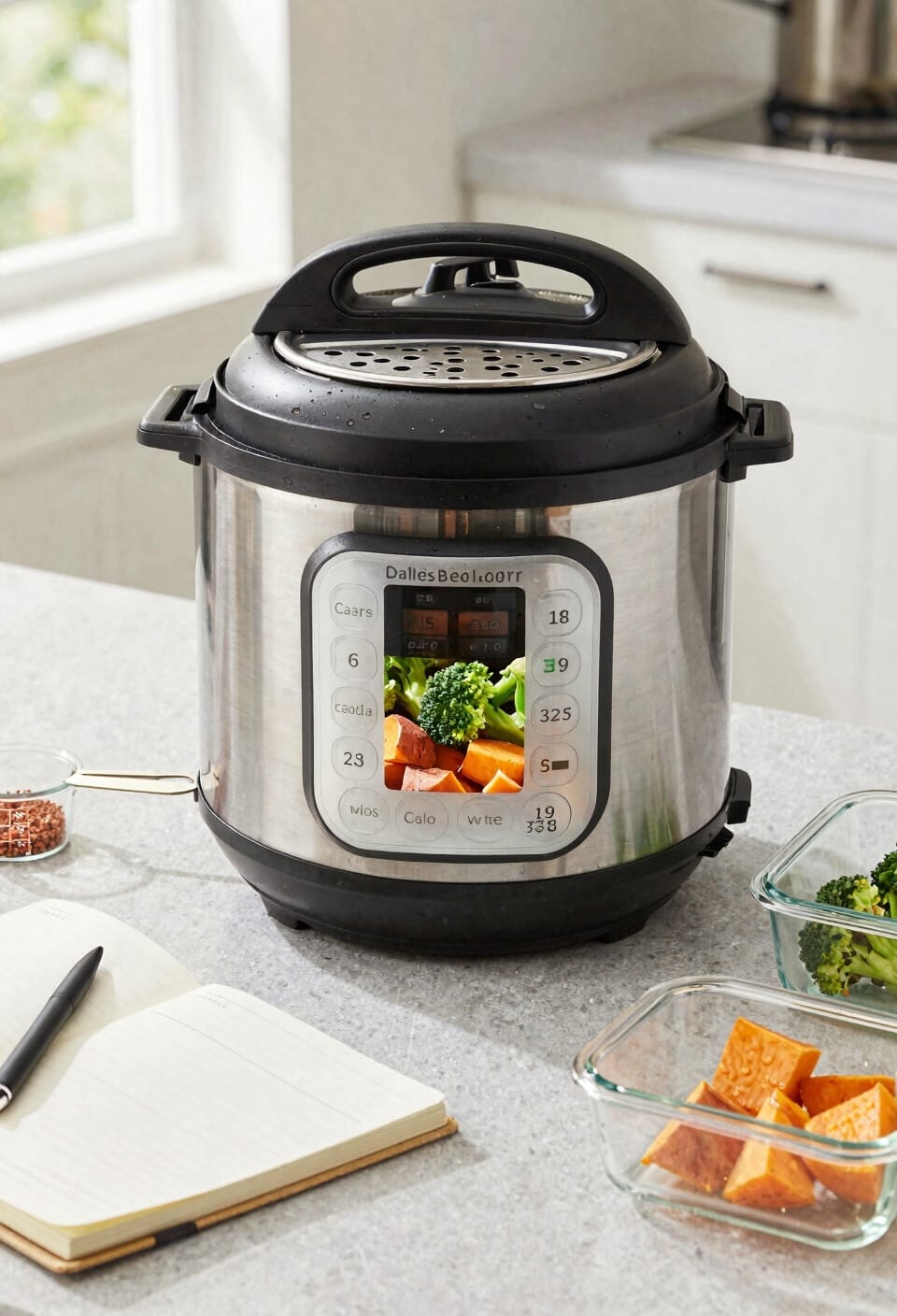 stacked pot in pot cooking