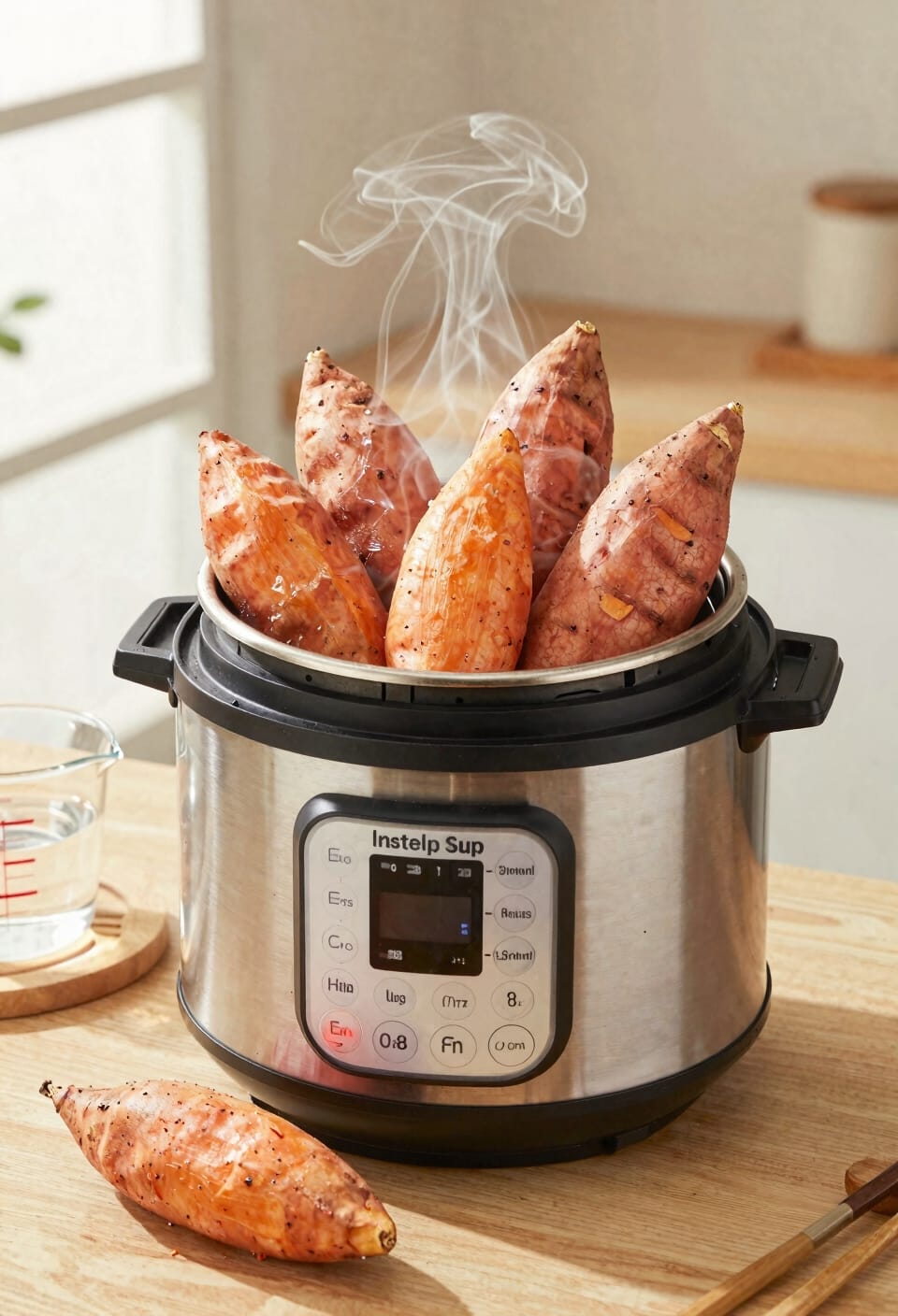 steam whole sweet potatoes