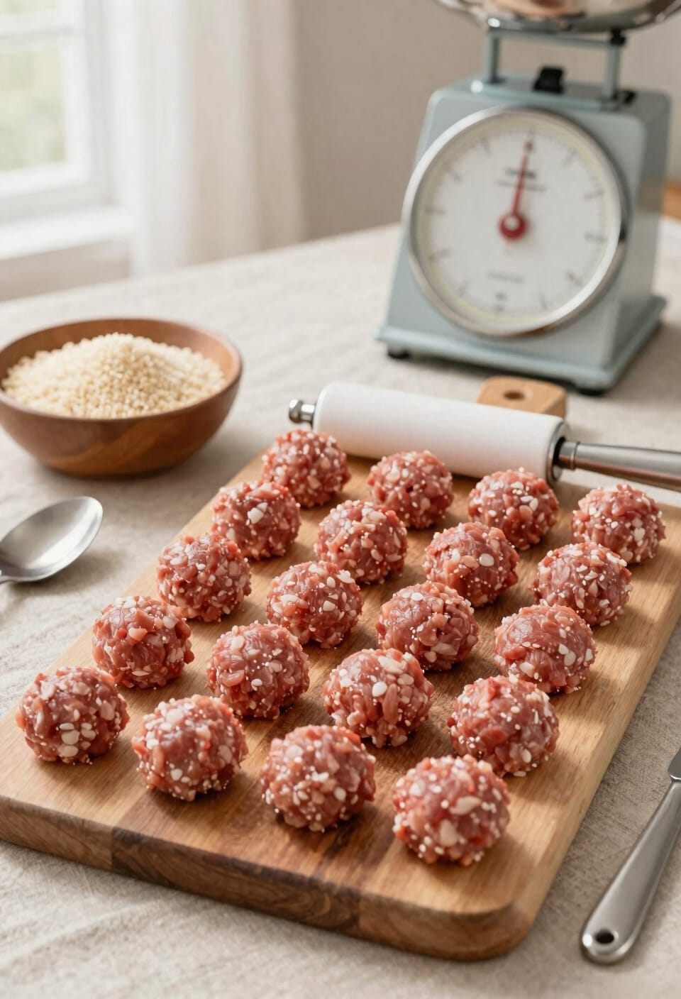 uniform chilled 1 5 inch meatballs