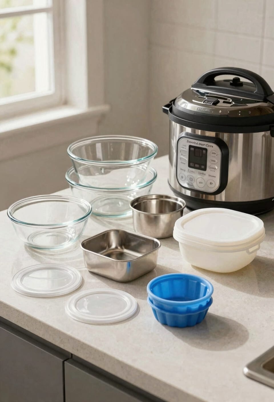 use heatproof glass containers