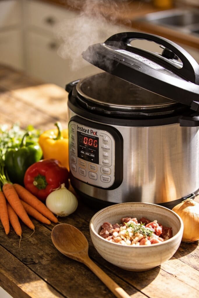 use instant pot as slow cooker