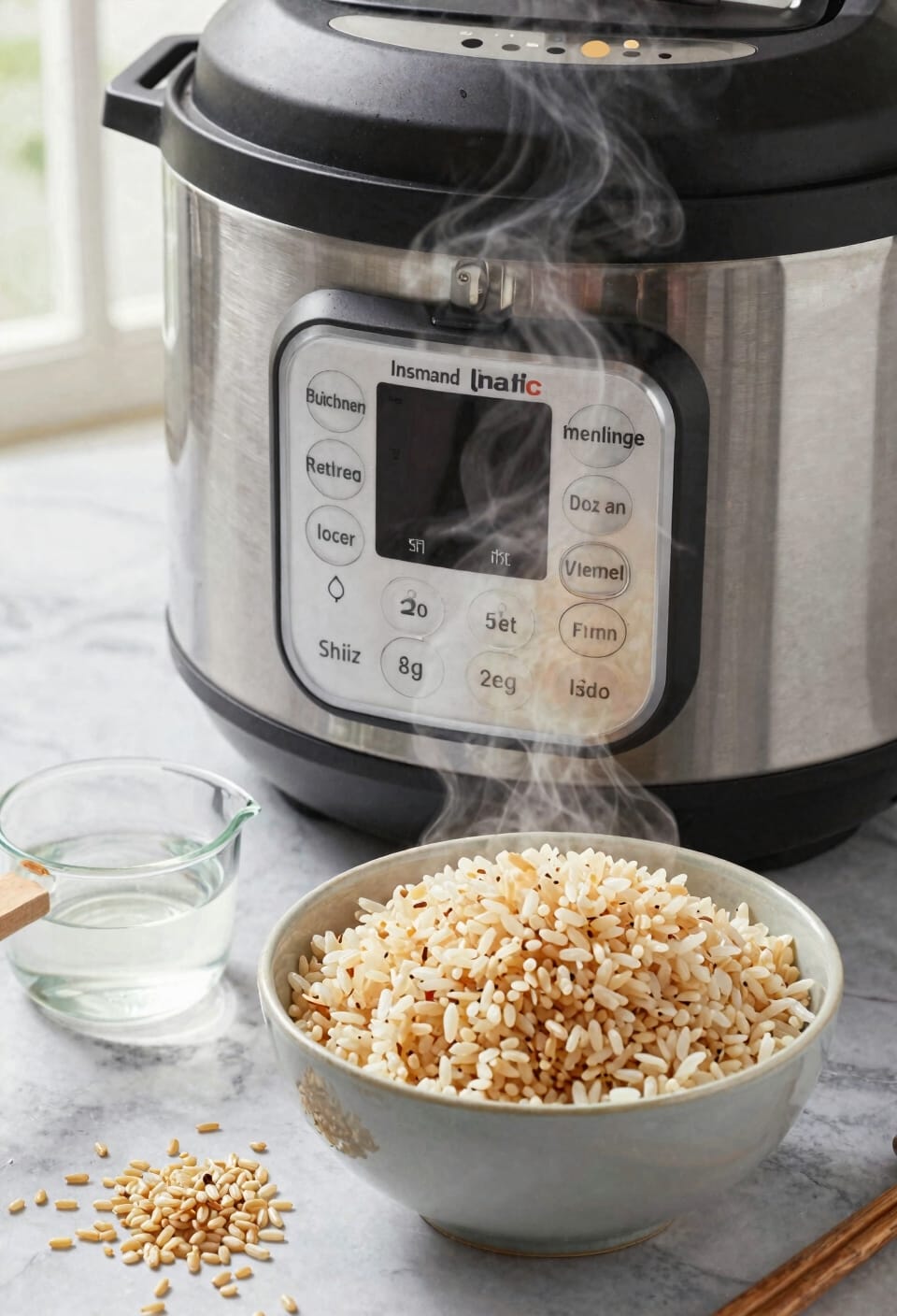 use natural release for brownrice